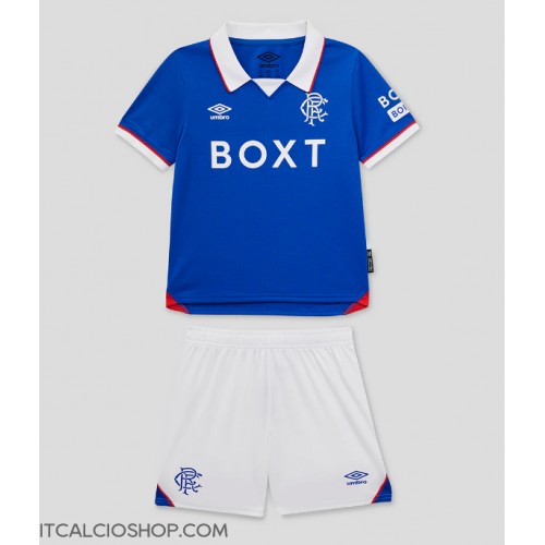 Rangers Prima Maglia Bambino 2025-26 Manica Corta (+ Pantaloni corti)